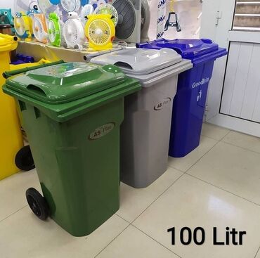 pive avadanliqlari: Zibil qabi 100 lt tullanti qabi zibil qabi 100 lt qalin ve keyfiyyetlu