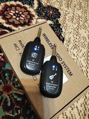 gitara sekilleri: A8 simsiz audio sistemi gitara və digər 6.35 mm girişli musiqi — 3