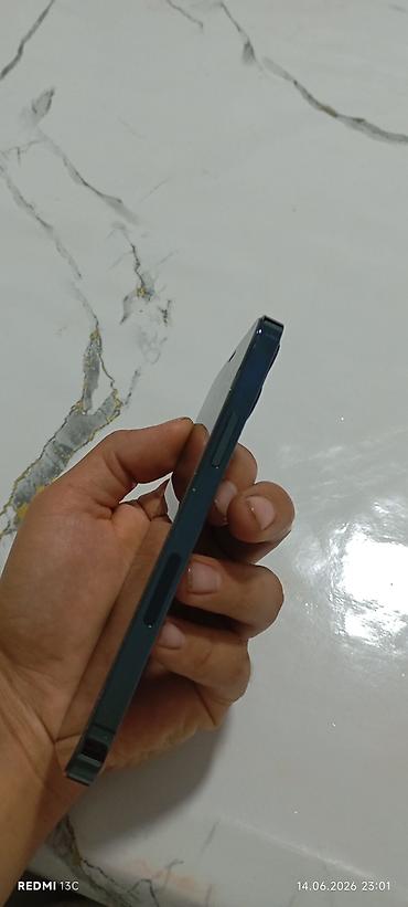 Apple iPhone: IPhone 12 Pro, Б/у, 128 ГБ, Pacific Blue, Чехол, 79 % — 3