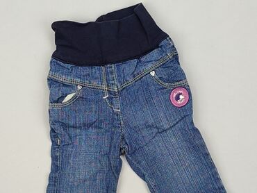 legginsy imitujące jeans: Spodnie jeansowe, SOliver, 0-3 m, stan - Dobry