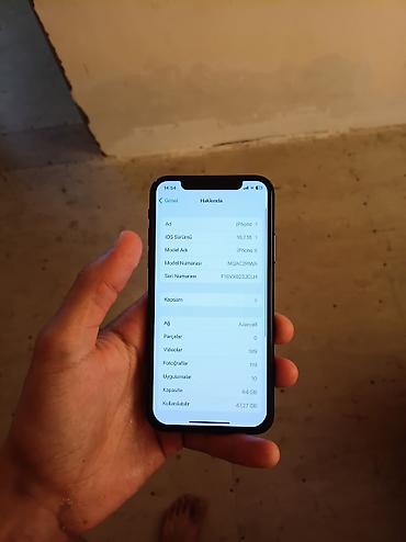 iphone 15 cəhrayı: IPhone X, 64 GB, Space Gray, Zəmanət, Face ID, Sənədlərlə — 2