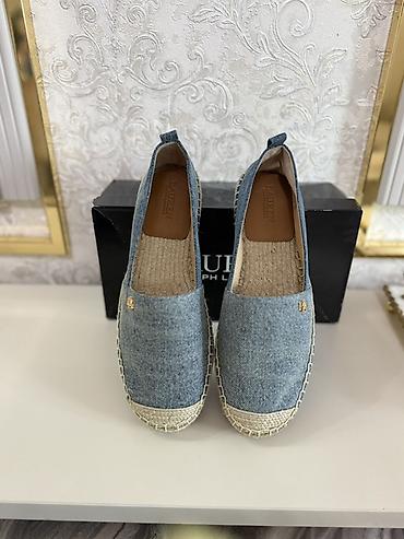 xonca altligi: Lauren Ralph Lauren qadın espadriləri Yünidir Ölçü- 38 amma 37gedir - — 5