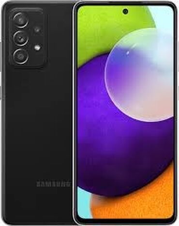 samsung a52 kabrolari: Samsung Galaxy A52, 128 GB, rəng - Qara