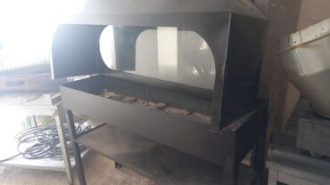 mangal aparatları: Manqal arxası şüşədi ölçü hün 2.20sm en180x 60 sm altına padnos üçün