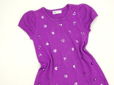 eleganckie sukienki polskich marek: Dress, H&M, 5-6 years, 110-116 cm, condition - Very good