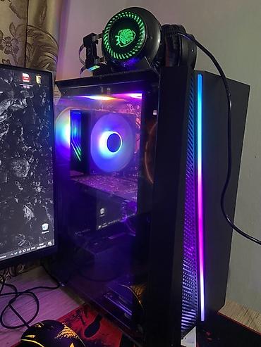 pc case: Игровой ПК с подсветкой + периферия Характеристики: - Процессор: AMD — 2
