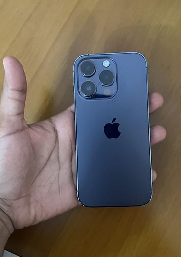 iphone başlığ: IPhone 14 Pro, 128 GB, Deep Purple, Barmaq izi, Face ID, Simsiz şarj — 2