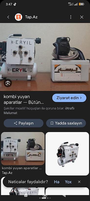 pec yuyan aparat: Məhsul: Kombi və radiator sistemini yuma aparatı (ERYIL seti) Təsvir — 4