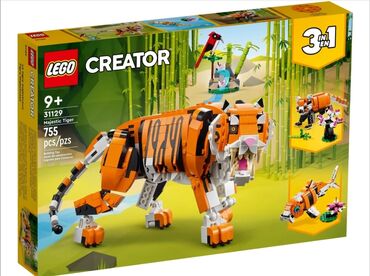 lego original: Lego Creator 31129 Величественный тигр 🐅, рекомендованный возраст