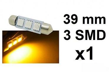 drveni stol: LED auto sijalica – C5W/ Festoon, 39 mm, žuta svetlost - Tip: LED C5W — 2