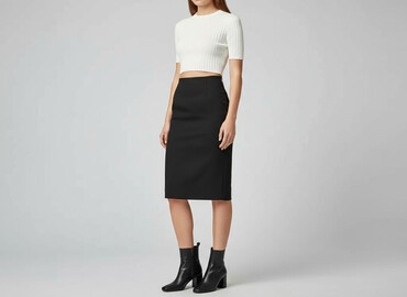 spódnice pepitka rozkloszowane: H&M, Спідниця жіноча, розмір S