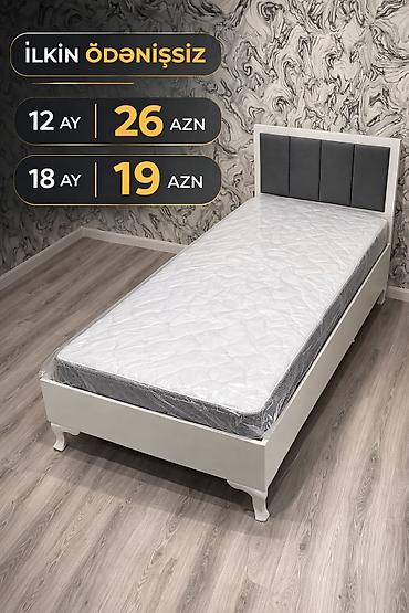 divan taxt: Yeni, Təknəfərlik çarpayı, Matras ilə — 1