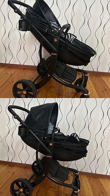 Araba-beşiklər: Uşaq arabası – Kidilo, çoxfunksiyalı model - Rəng: qara - — 1