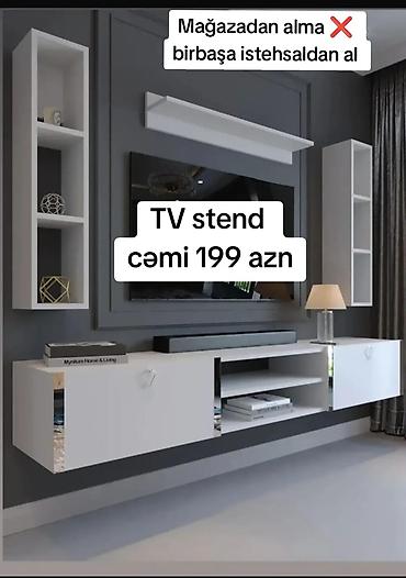 divar rəf: Polkalı, Mat laminat — 1