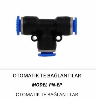 soba qaz: Otomatik TE bağlantı – Model PN-EP - Pnevmatik sistemlər üçün sürətli