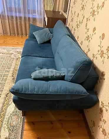 Divanlar: Divan, İşlənmiş, Açılmayan, Bazasız, Vеlur parça, Çatdırılma yoxdur — 4