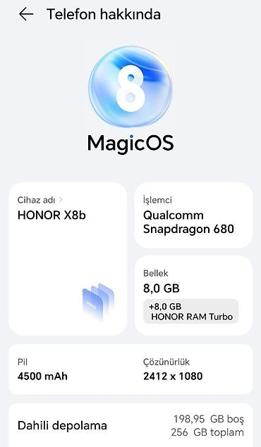 9990 telefon: Honor X8b, 256 GB, rəng - Yaşıl — 3
