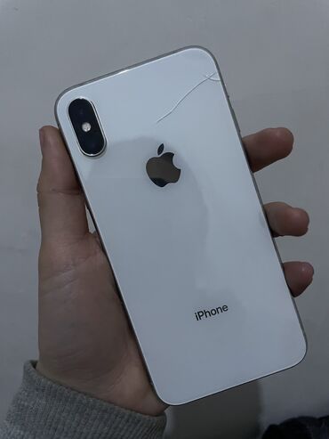 куплю айфон 11 бу: IPhone X, Б/у, 64 ГБ, Белый, 100 %