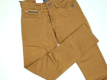 spodnie woskowane brązowe reserved: Jeans for men, XS (EU 34), condition - Perfect
