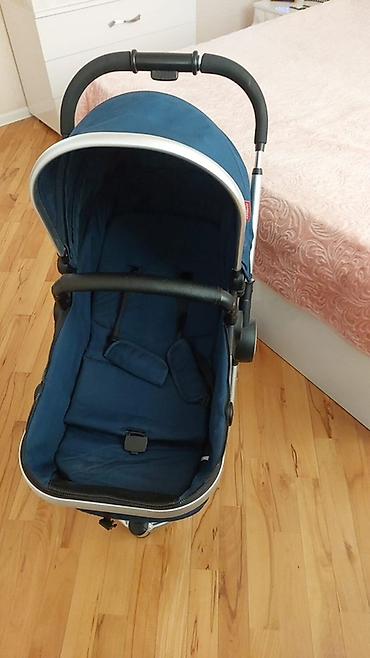 Uşaq arabaları: Təkərli, mavi rəngli "ForBaby" markalı uşaq arabası. Yüngül və — 5