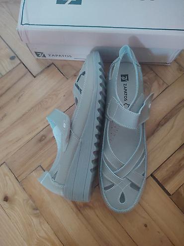 lakovane helanke: Ženske cipele/sandale ZAPATOS Ug 25cm - Model: udobne poluotvorene — 3