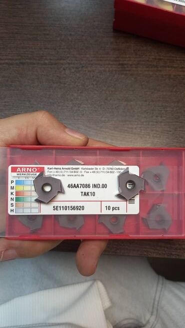 İstehsal avadanlığı: Dəzgah alətləri və kəsici lövhəciklər (freze və torna üçün) — 21