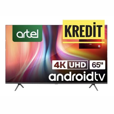 led tv: Yeni Televizor Artel Led 65" 4K (3840x2160), Pulsuz çatdırılma