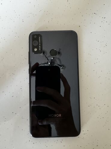 telfon honor: Honor 9X Lite, 128 GB, rəng - Qara, Kredit, Barmaq izi, İki sim kartlı