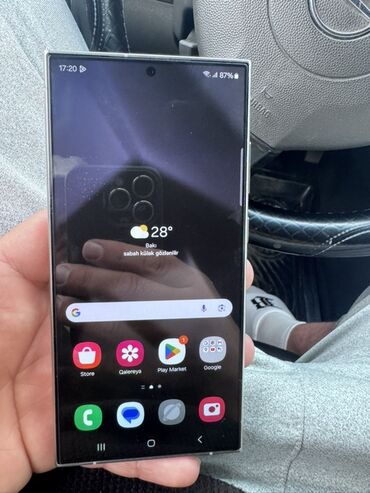 mi̇ 10 t: Samsung Galaxy S24 Ultra, 256 GB, rəng - Gümüşü, Barmaq izi