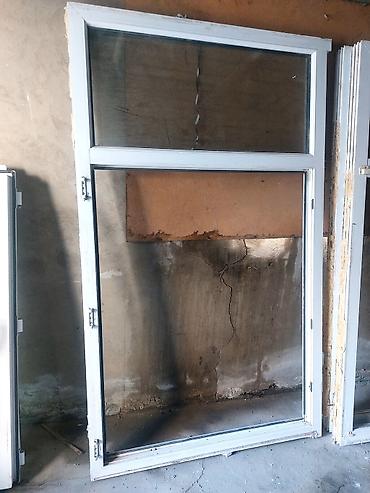 plasik qapi: 1 ci pencere eni 77 uzunu 177. 2 ci pencere eni 87.5 uzunu — 3