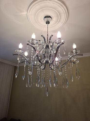 rels işıq: Çılçıraq, 8 lampa, Metal — 1