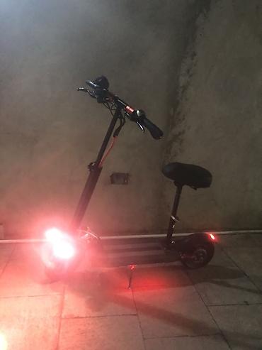 Электротранспорт: Elektrik skuter – oturacaqlı, güclü işıqlandırma və rəngli LED-lərlə — 4