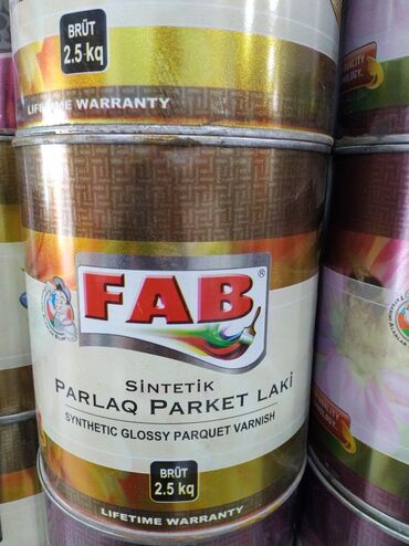 теплый пол: Лак, Для пола и паркета, FAB, Нет кредита