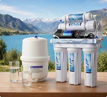 садовый фильтр: Система очистки воды “Reverse Osmosis System” с накопительным баком — 4