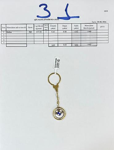 Zərgərlik dəstləri: Sarı qızıl, 585 Əyar — 4