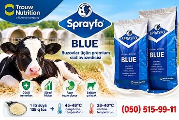 yemler: SPRAYFO BLUE – Buzovlar üçün quru süd / süd / süd qurusu / buzov — 1