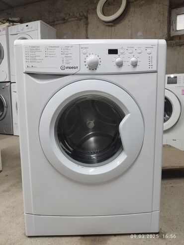 Стиральные машины: Стиральная машина Indesit, Б/у, Автомат, До 6 кг, Компактная — 11