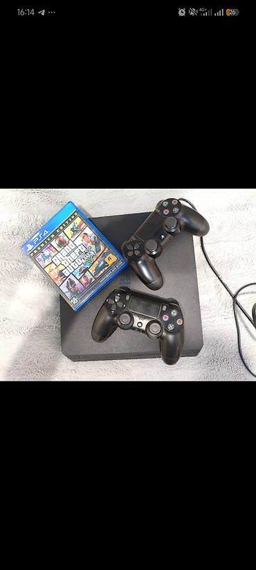 Игровая консоль PlayStation 4 (Slim) в комплекте: - Консоль PS4 Slim