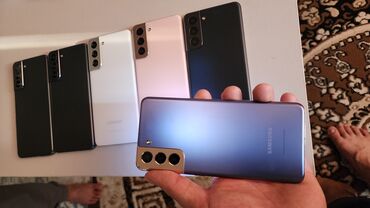 редми нот 12 с: Samsung Galaxy S21 5G, Колдонулган, 256 ГБ, түсү - Ак, 1 SIM, eSIM
