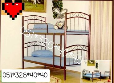 İkimərtəbəli uşaq çarpayıları: Oğlan üçün, Yeni, Çarpayı, Matras ilə, Dəmir — 19