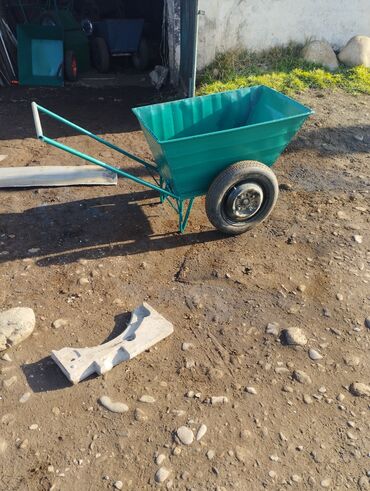 Садово-строительные тачки и тележки: Садово-строительная тачка и тележка, Двухколесная, Б/у — 7