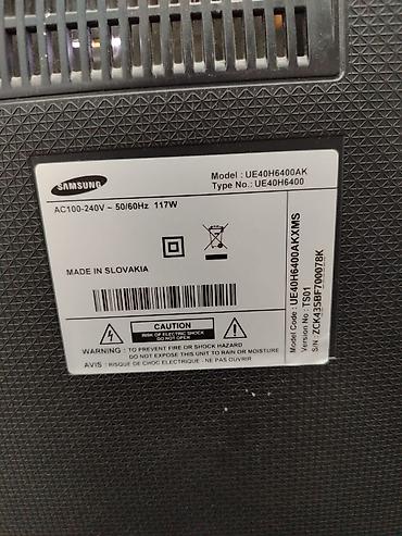 smartbox tv: Samsung Smart TV – Model UE40H6400AK (Type: UE40H6400) - Ekran: 40 — 1