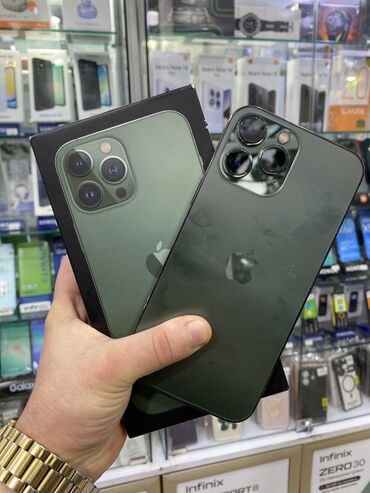 iphone 13 pro max qiymeti 256: IPhone 13 Pro Max, 256 ГБ, Alpine Green, Отпечаток пальца, Face ID