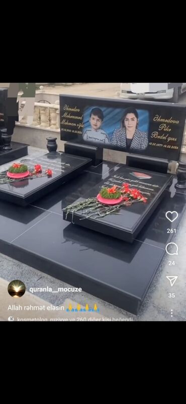 Başqa xidmətlər: ?qəbir daşı işi._hər növ də istənilen formada -da lalafo.az — 19 Başqa xidmətlər: ?qəbir daşı işi._hər növ də istənilen formada — 19