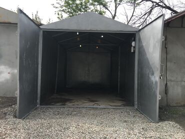 металический гараж: 12 м², Металлический | Охрана, Разборной