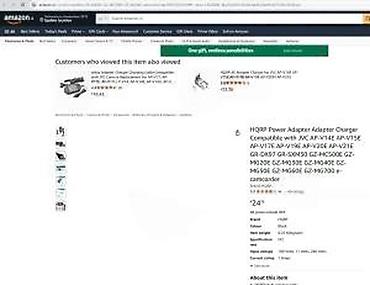 Punjači za kamere: JVC AC adapter punjač za kamkordere - Originalni JVC mrežni adapter - — 1