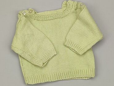 sweterek wiązany z przodu: Sweter, 0-3 m, stan - Dobry