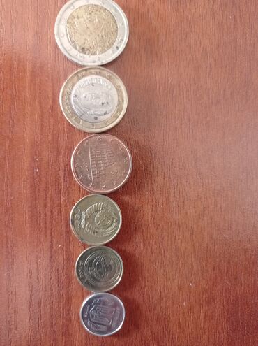 монет: Продаю монеты! 2 Euro 2002 1 Euro ESPANA 2002 5 Cent 2005 2 копейки
