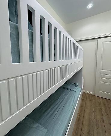 bunk bed: Детская модульная мебель: двухъярусная кровать со ступенями‑ящиками и — 4