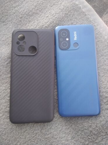 Redmi: Redmi, Redmi 12C, Б/у, 128 ГБ, цвет - Синий, 2 SIM